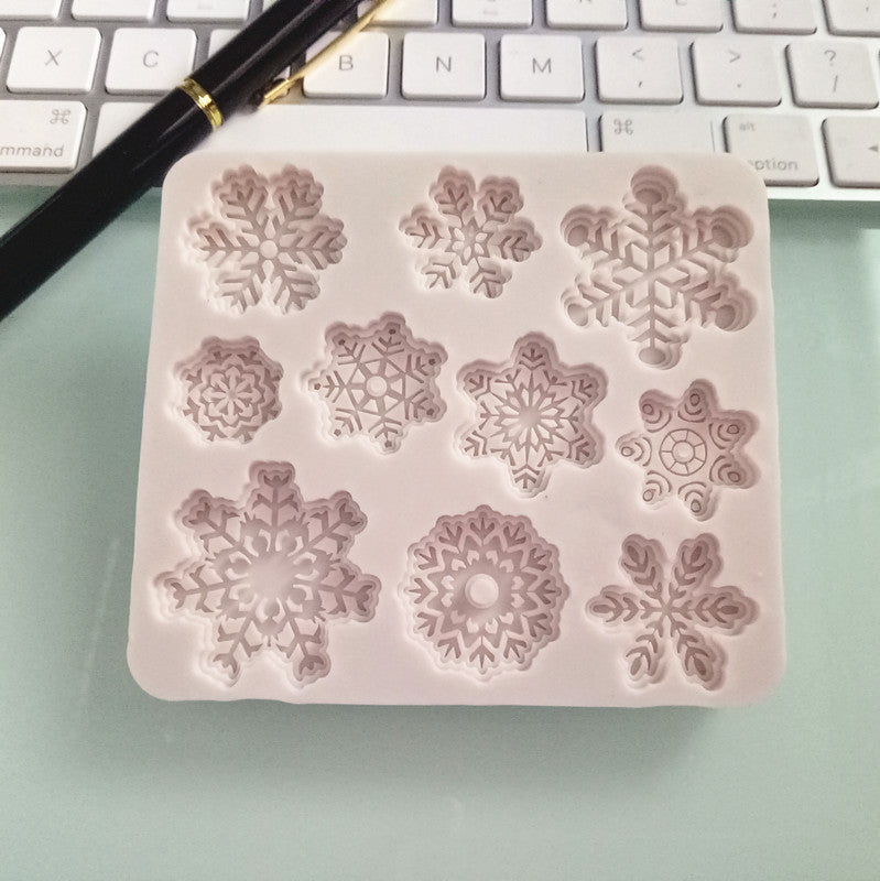 Christmas Snowflake Silicone Mold for Cakes & Cookies